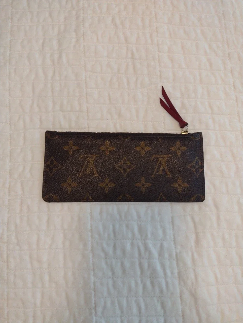 LOUIS VUITTON Felicie Pochette LV Monogram Wallet Insert Zip Coin Made In Spain